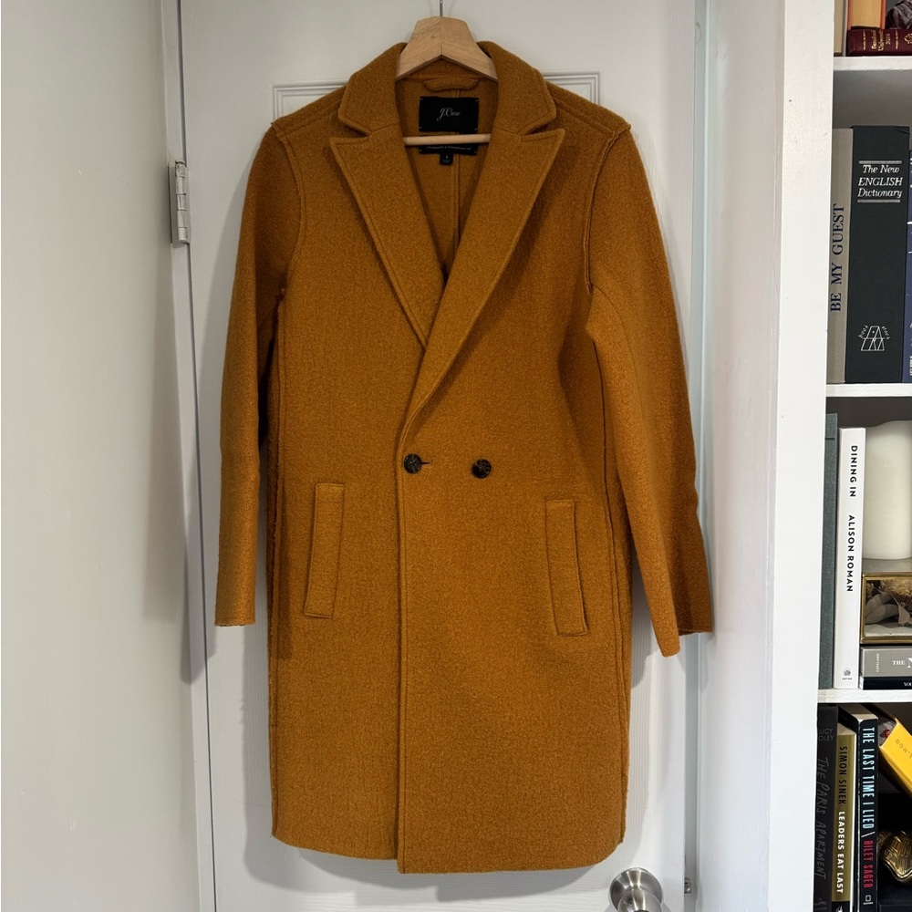 J.Crew Daphne Topcoat in Italian Boiled Wool